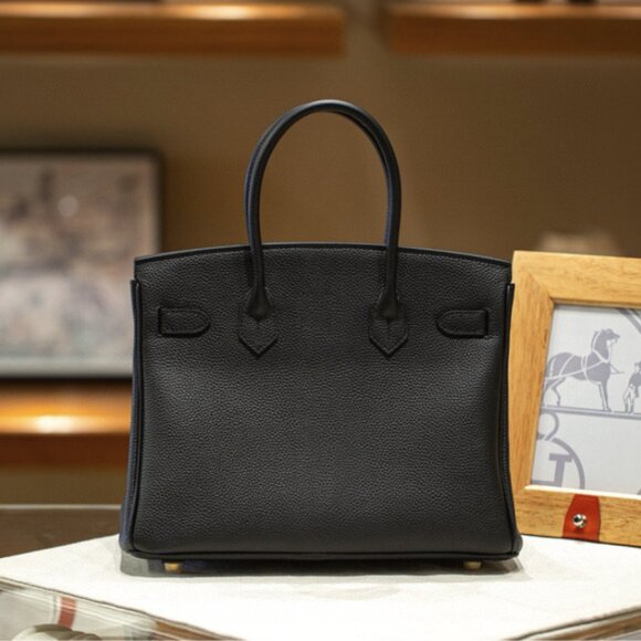 Genuine leather wirkin black - Picture 3 of 5